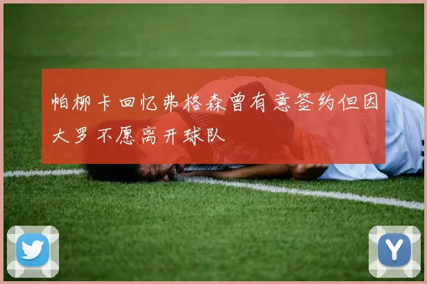 帕柳卡回忆弗格森曾有意签约但因大罗不愿离开球队
